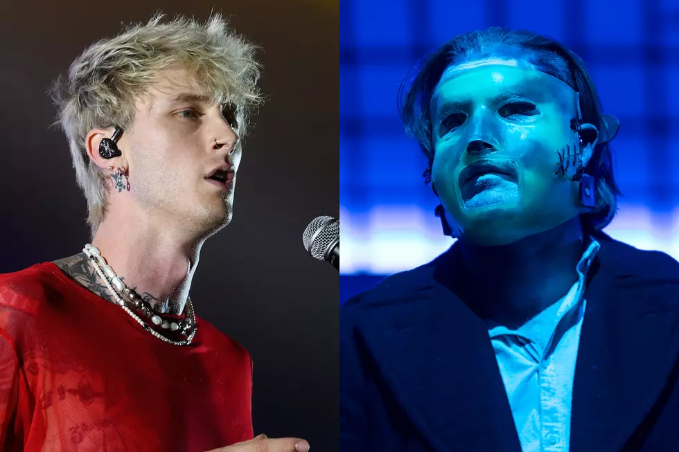 Machine Gun Kelly Throws Shade at Slipknot Onstage
