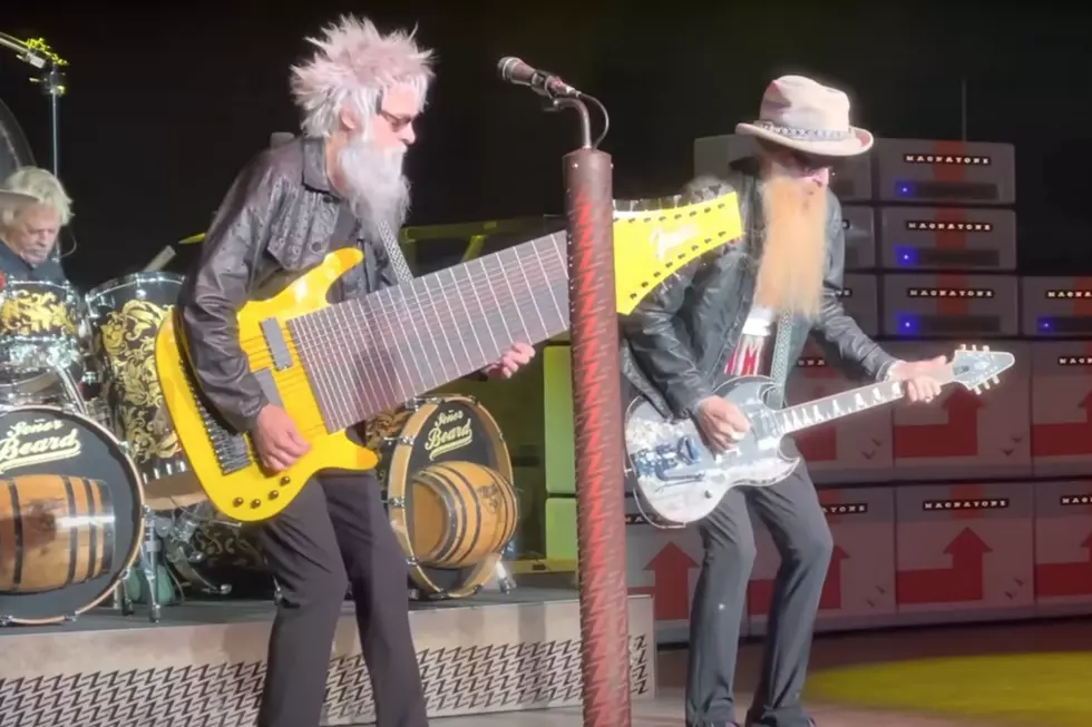 Watch ZZ Top’s Bassist Play a Ridiculous 17-String Bass Guitar